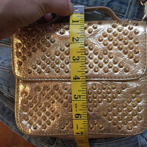 Botkier Handbag Size Small Gold Studded Text - Picture 6 of 8